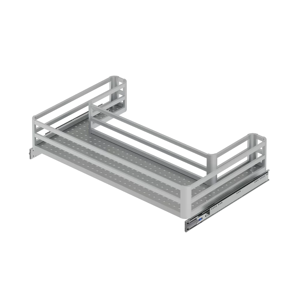 Tiroir sous évier-aluminium caisson / S-2741 G