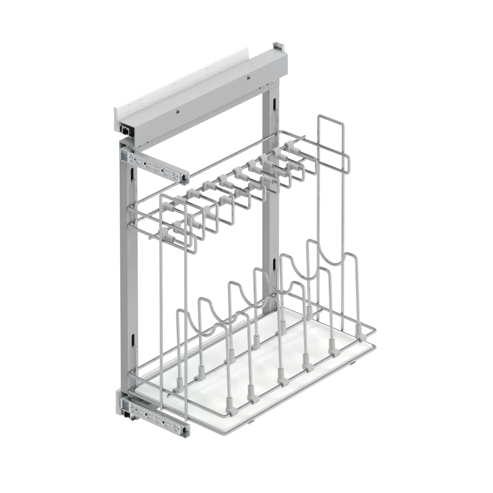 Unité de support de casserole avec rail latéral / S-2880-A