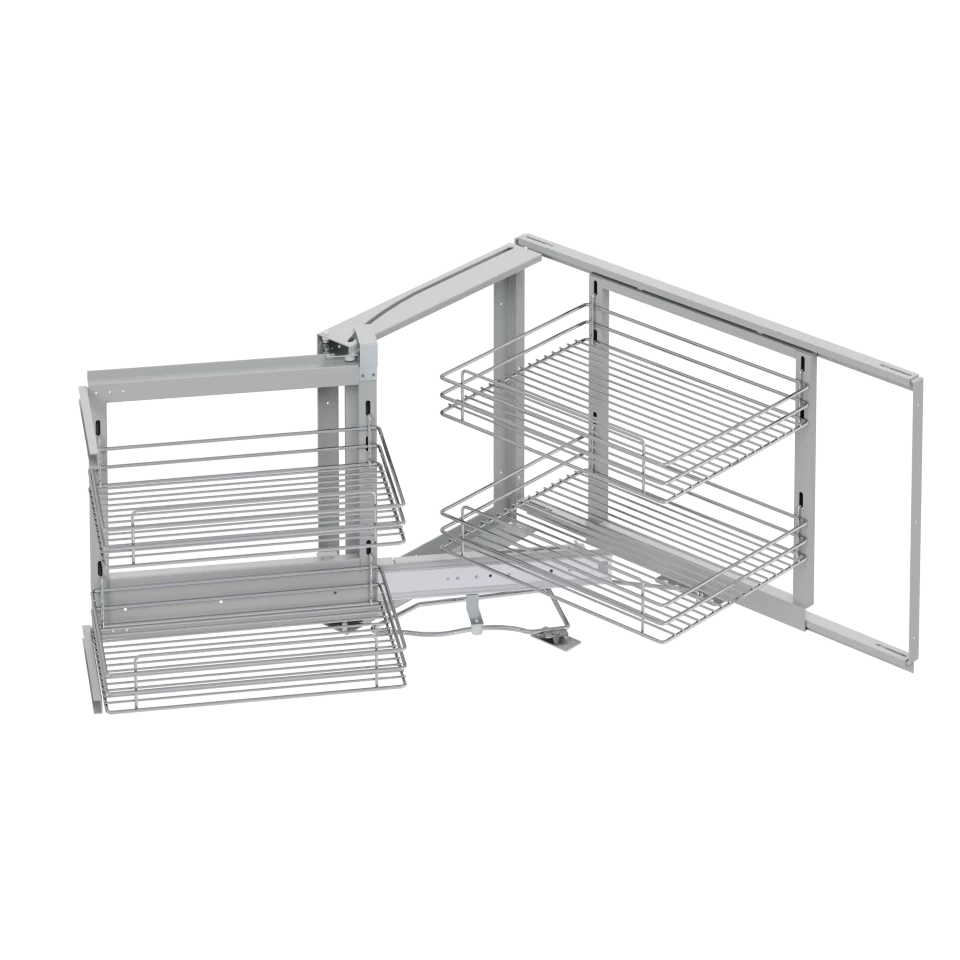 Coin mort 4 plateaux sortie partielle / S-3001-A