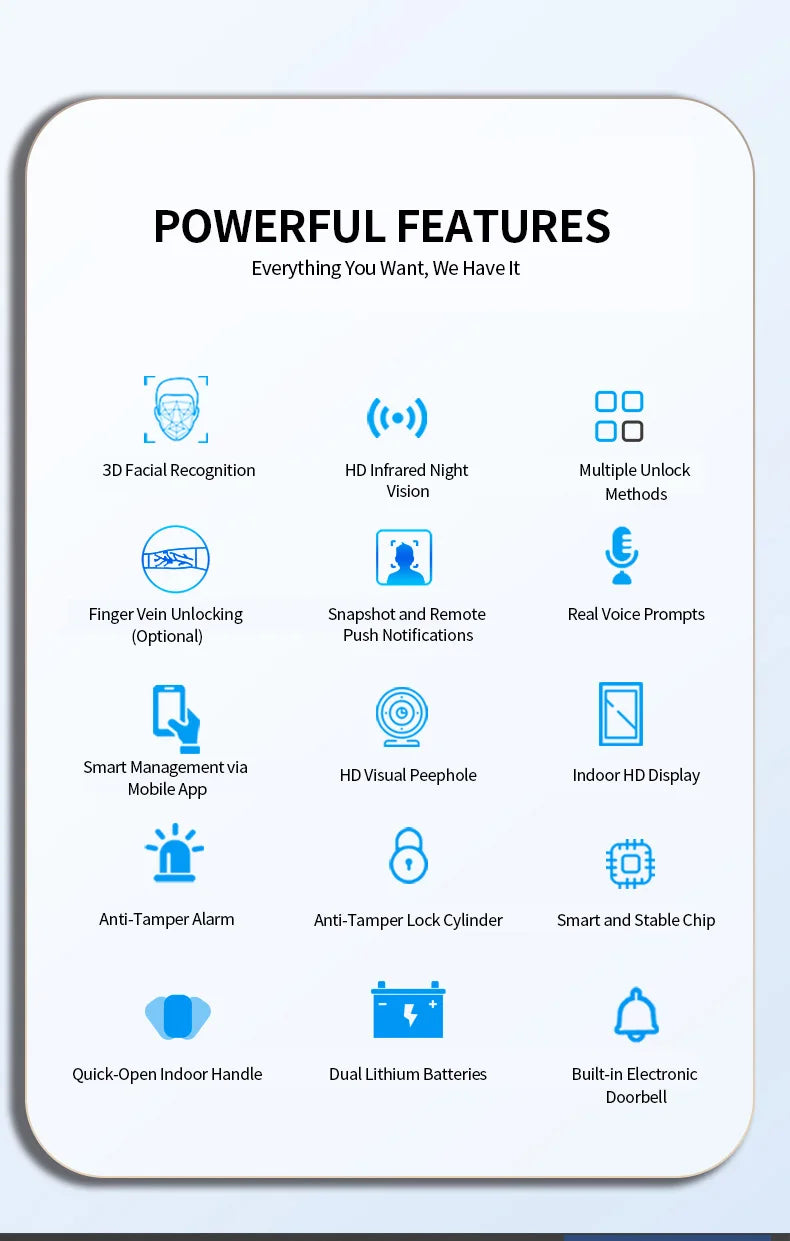 Serrure Digitale x11 Black